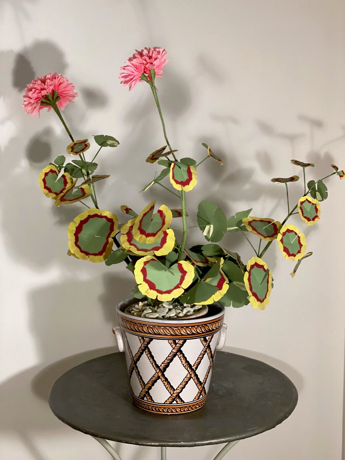 Ceramic Lattice Cachepot