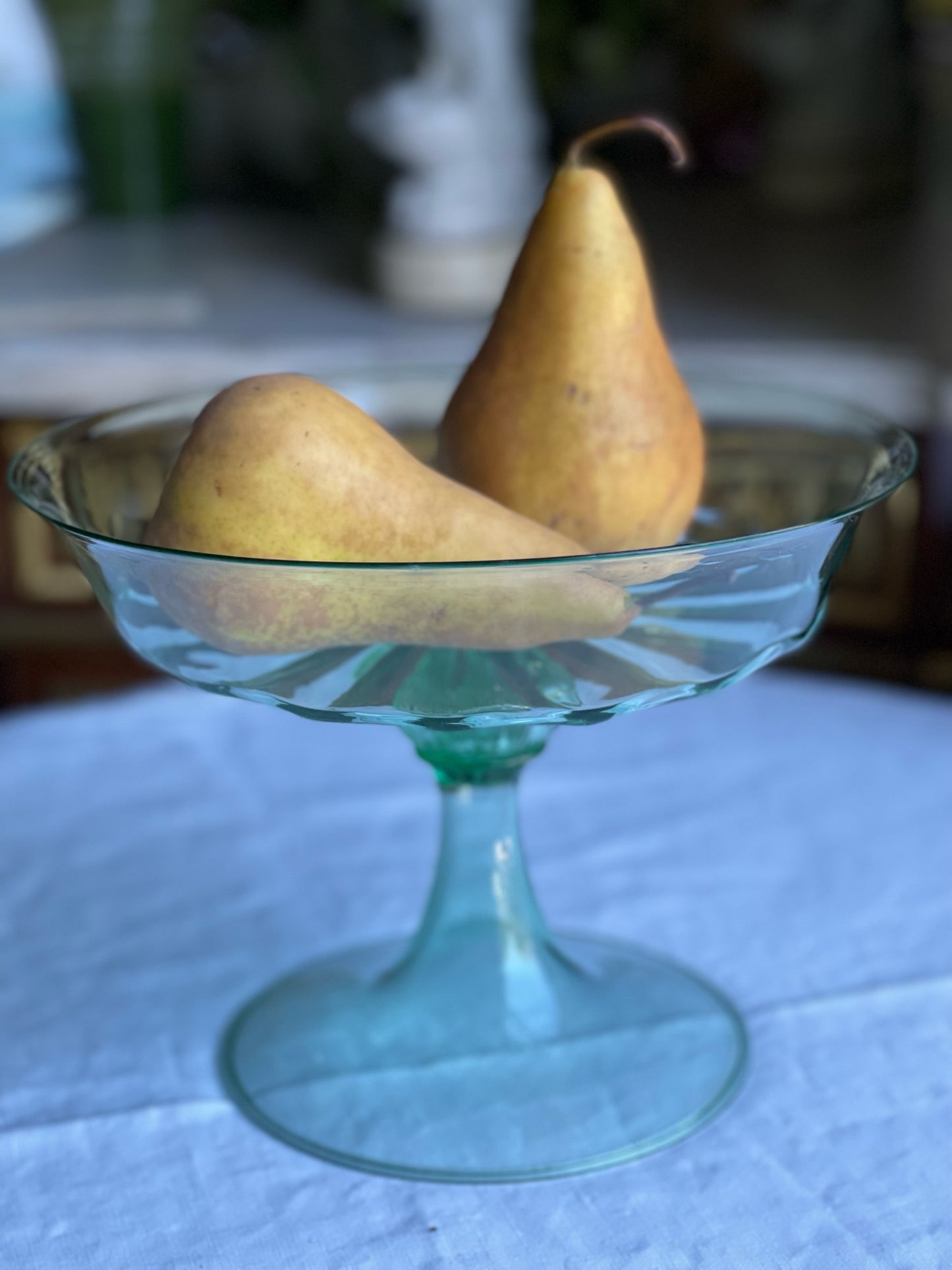 Antique Murano Footed Fruit Dish